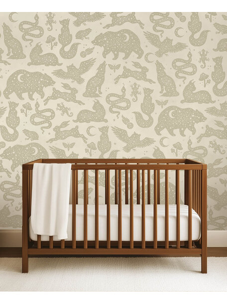 Starlight Beige Wallpaper Mural