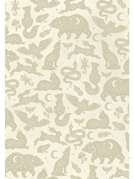Starlight Beige Wallpaper Mural