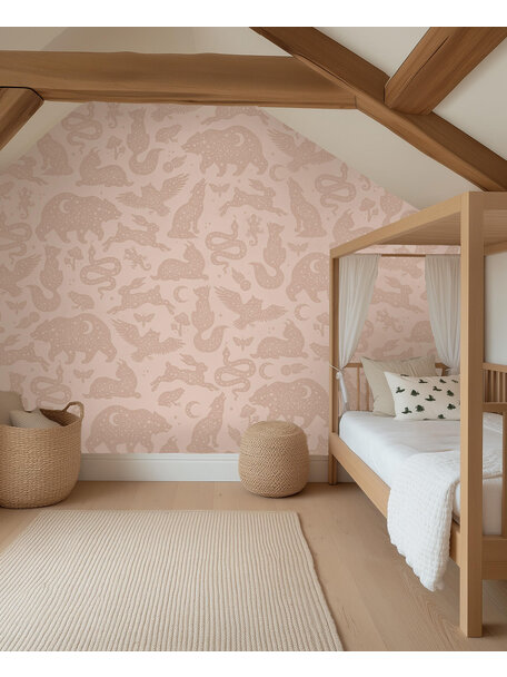 Starlight Pink Wallpaper Mural