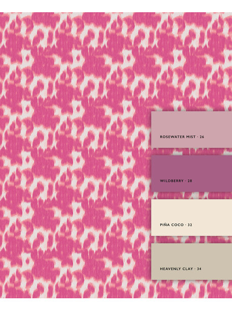 Modern Art Pink Wallpaper