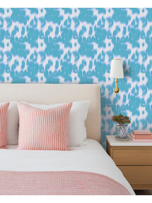 Modern Art Turquoise Wallpaper