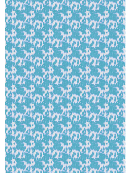 Modern Art Turquoise Wallpaper