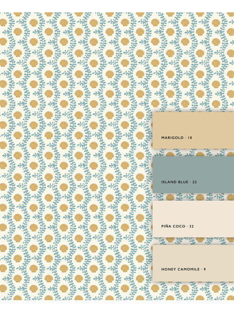 Shell Yellow Wallpaper