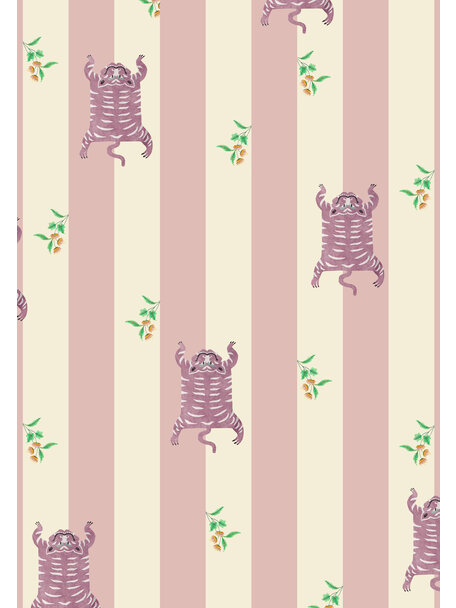 Wild Streaks Pink Wallpaper