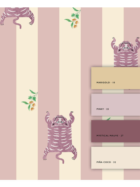 Wild Streaks Pink Wallpaper