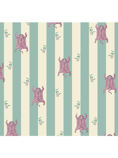 Wild Streaks Turquoise Wallpaper