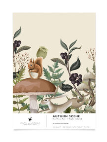 Autumn Scene Wallpaper Sample A4