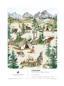 Canada  Wallpaper Sample A4