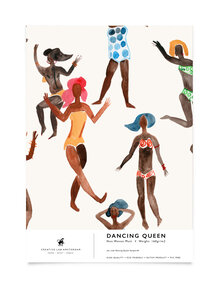 Dancing Queen Wallpaper Sample A4