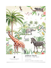 Jungle Tales Wallpaper Sample A4