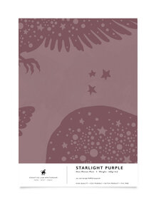 Starlight Purple Wallpaper Sample A4