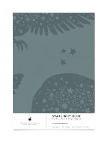 Starlight Blue Wallpaper Sample A4