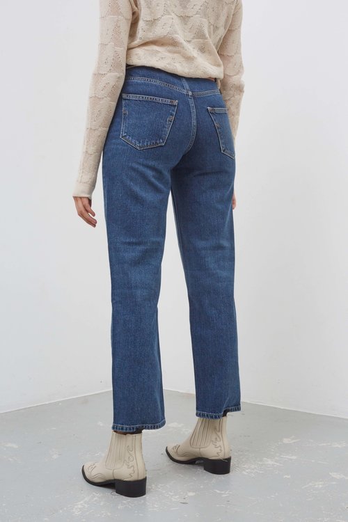 Kate Straight Jeans Antraciet