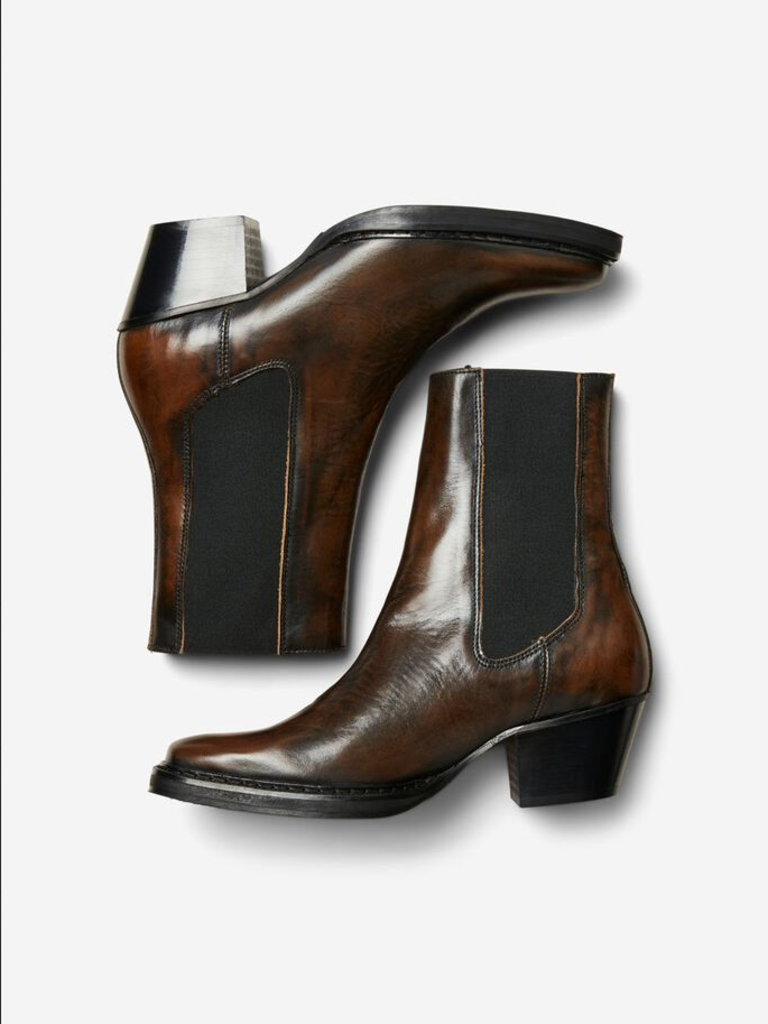 Selected Femme Cece Leather Chelsea Boots