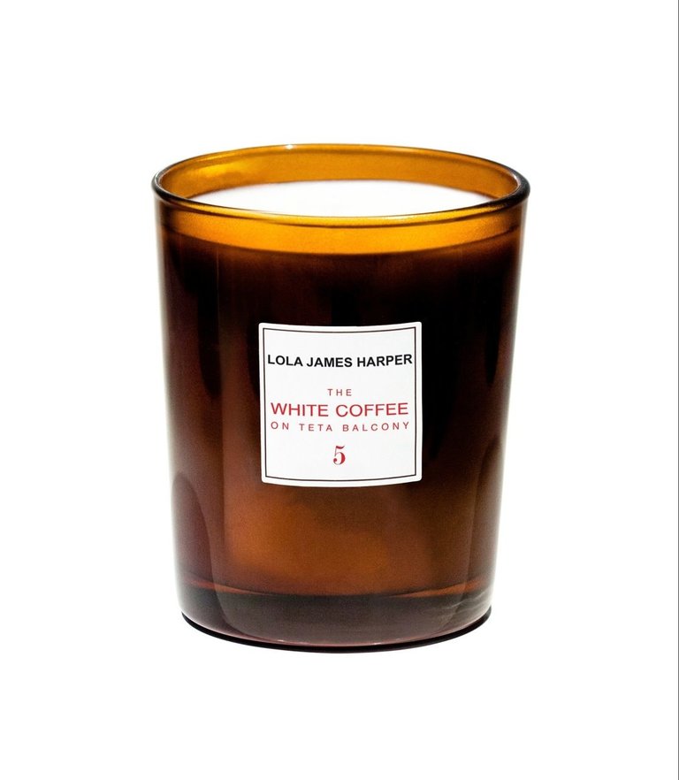 Lola James Harper Scented Candle White Coffee