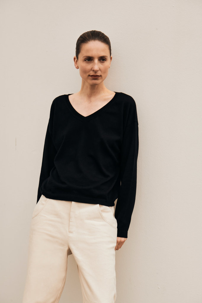 Gris Rousseau Reversible Knit