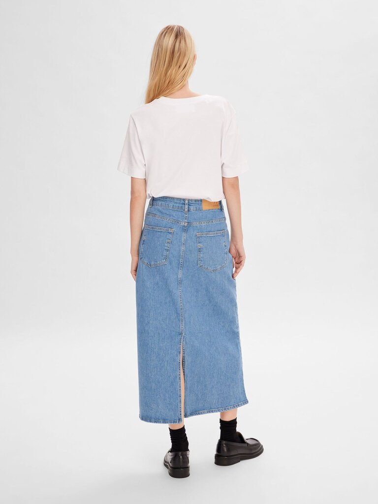 Selected Femme Erin HW Denim Skirt