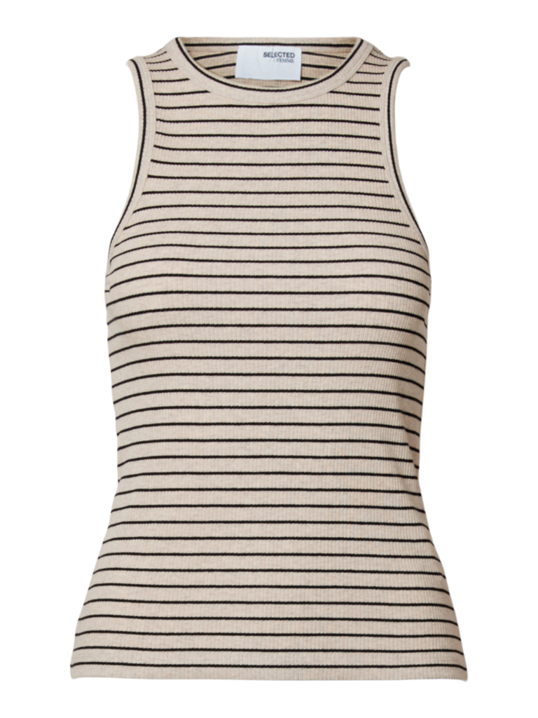 Selected Femme Anna O-Neck Striped Tanktop