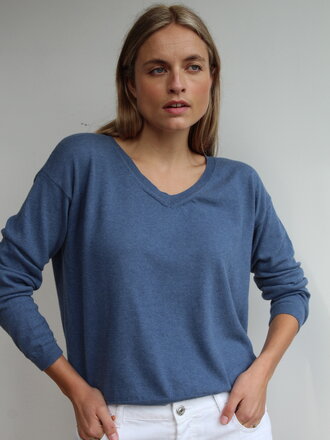 Gris Rousseau Reversible Knit
