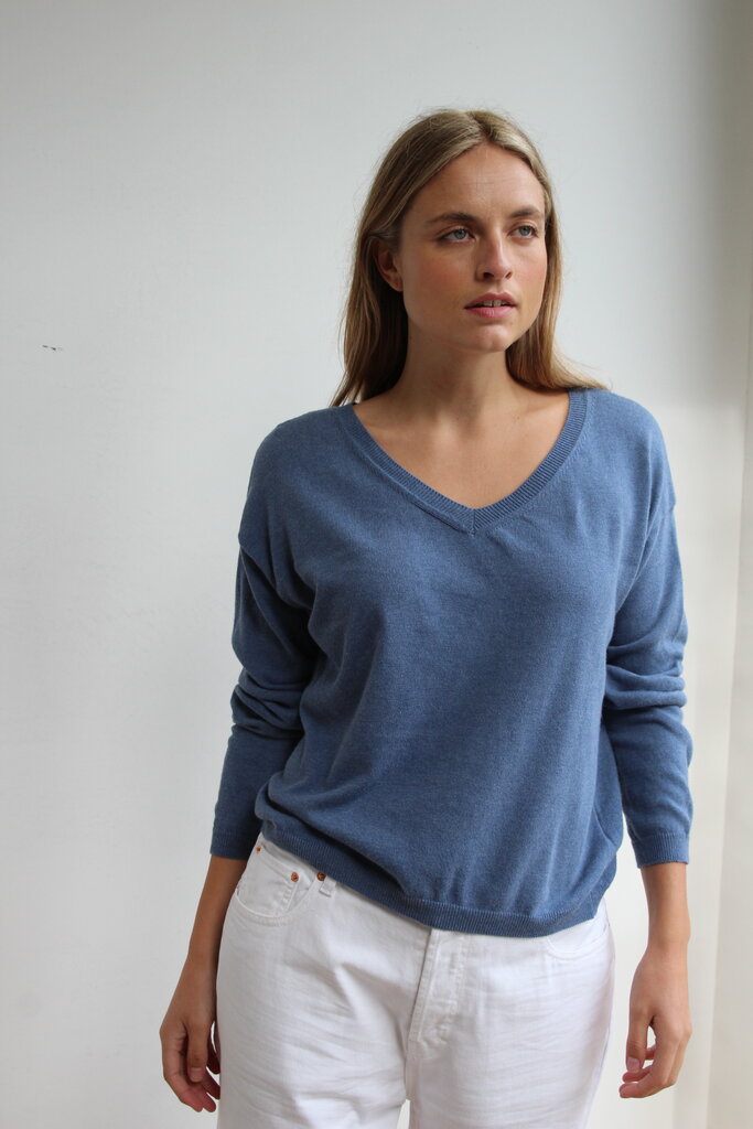 Gris Rousseau Reversible Knit