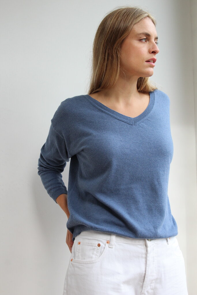 Gris Rousseau Reversible Knit