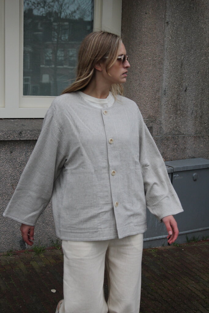 7115 Reversible Linen Spring Jacket