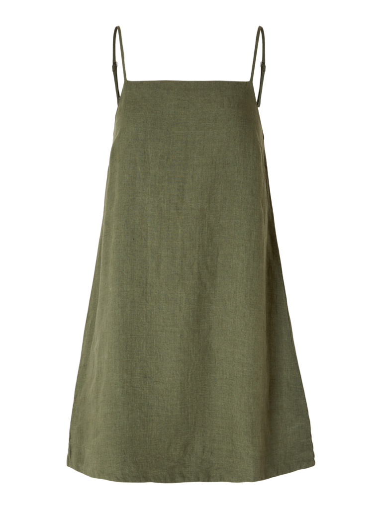 Selected Femme Linnie Short Linen Dress