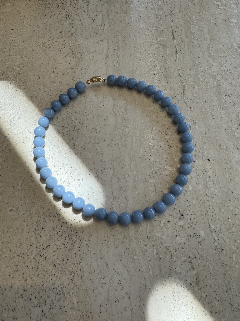 Antraciet Camille Necklace Blue Clair