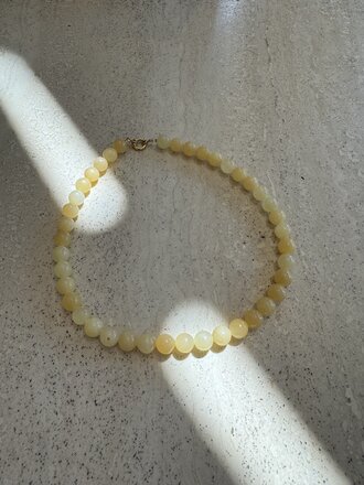 Antraciet Camille Necklace Jaune