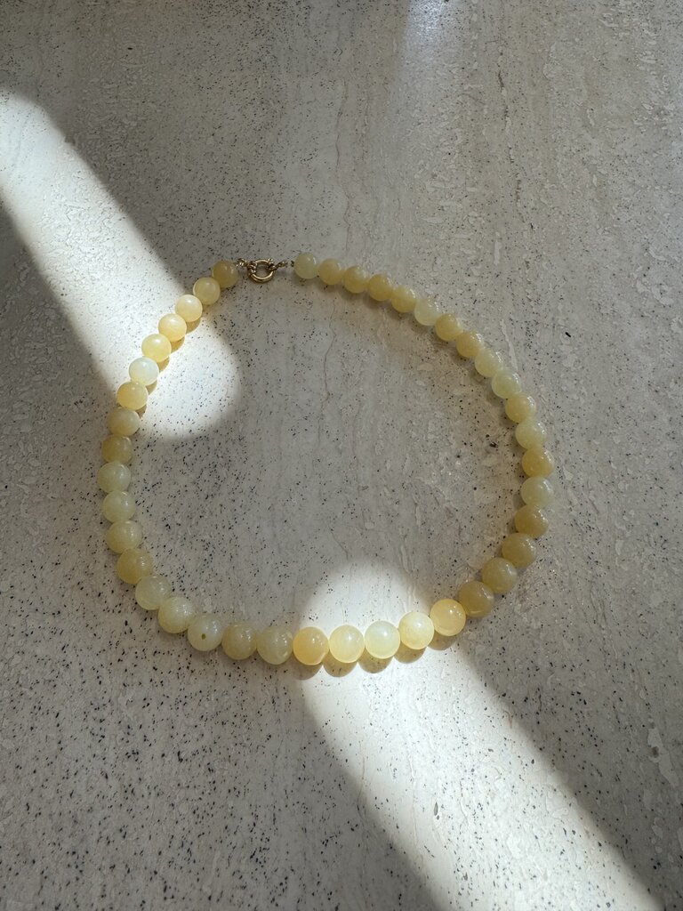 Antraciet Camille Necklace Jaune