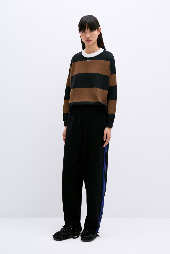 Cordera Merino Wool Striped Sweater