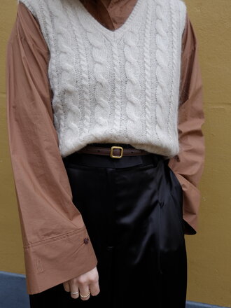 Lie Studio The Georgia Slim Belt