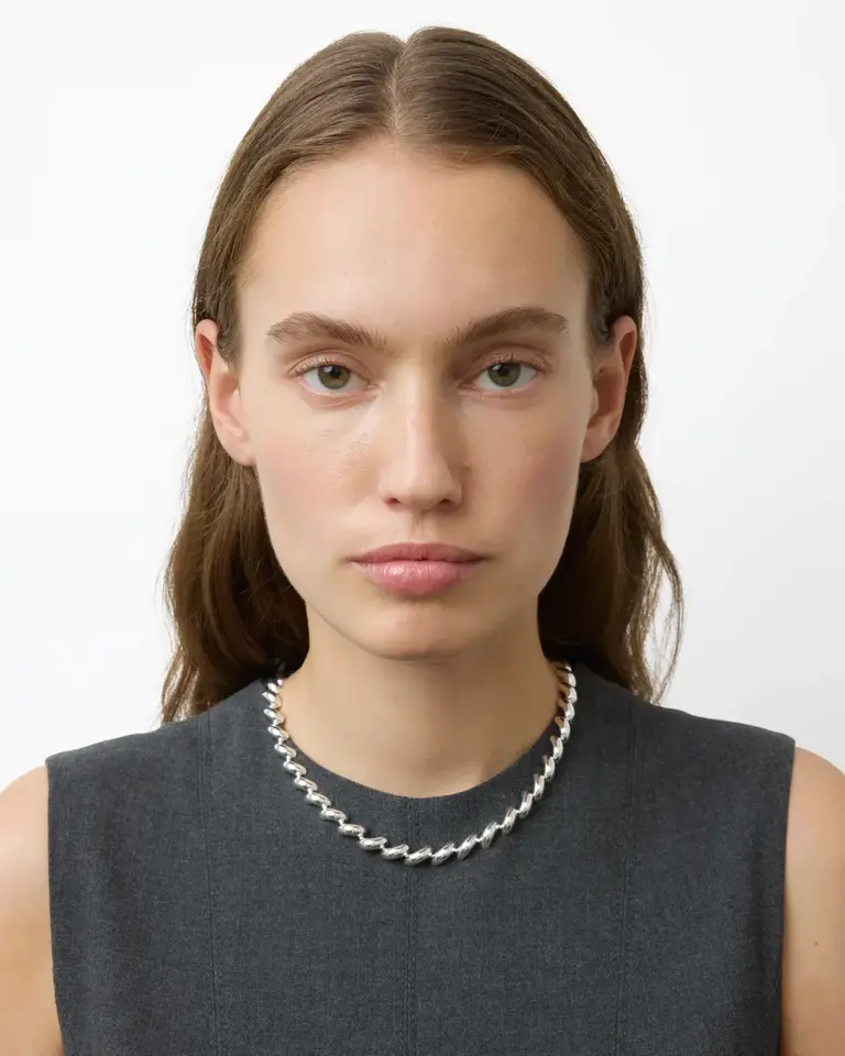 Lie Studio The Edith Necklace Silver