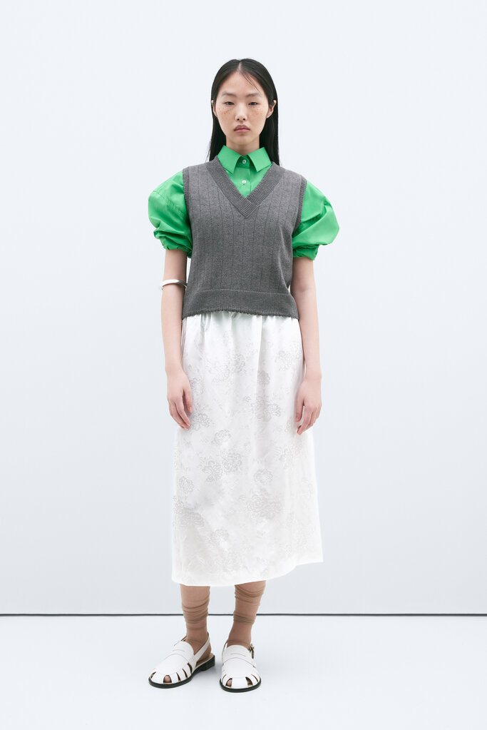 Cordera Merino Pointelle Waistcoat