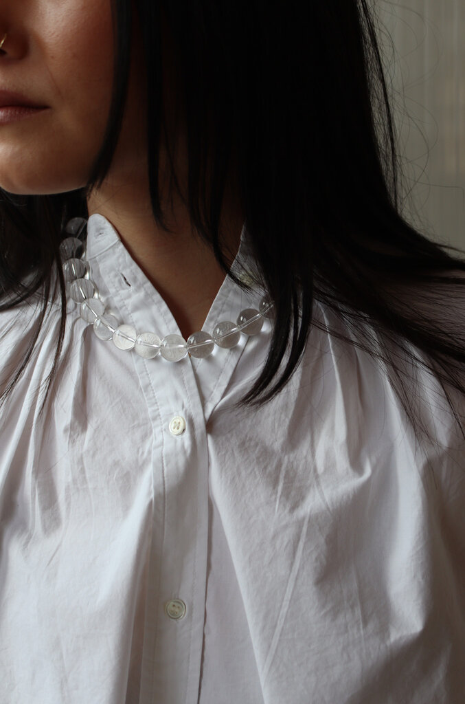 Antraciet Camille Necklace Cristal Roche