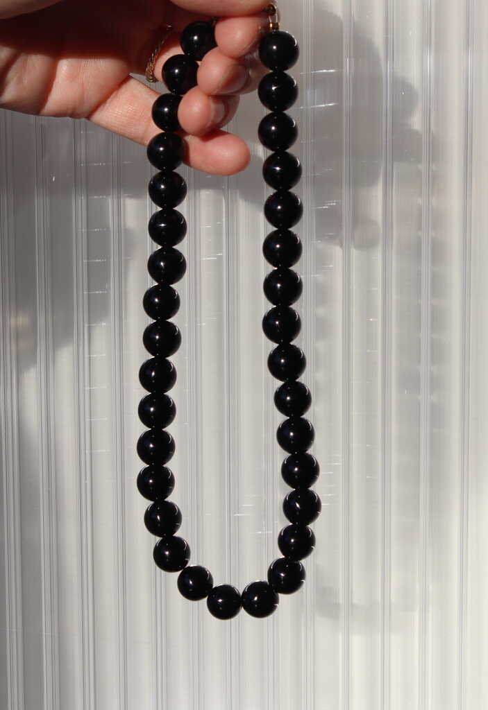 Antraciet Camille Necklace Noir