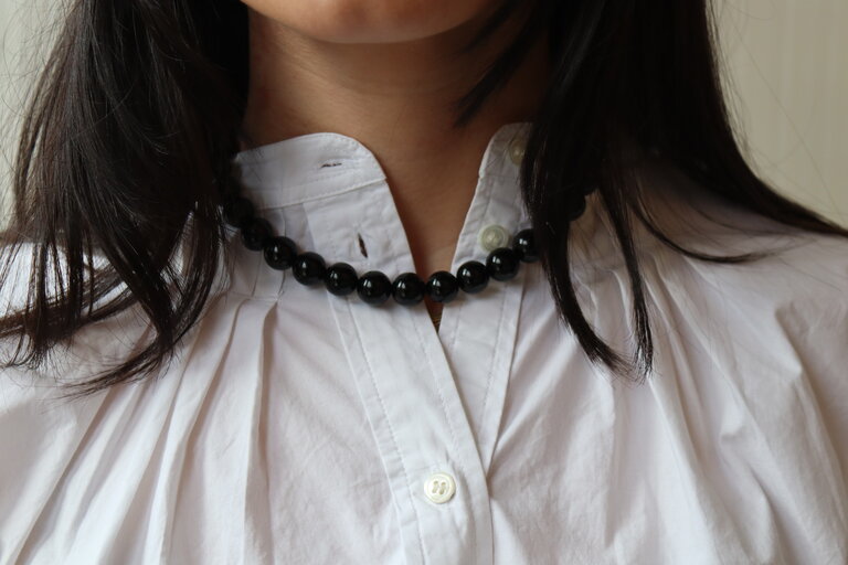 Antraciet Camille Necklace Noir