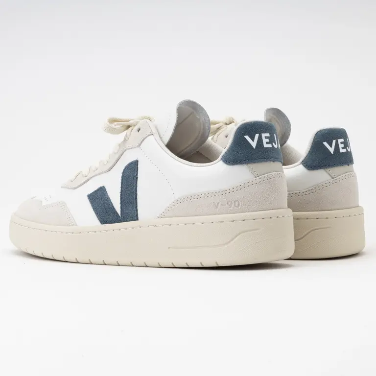Veja V-90 Leather Sneakers