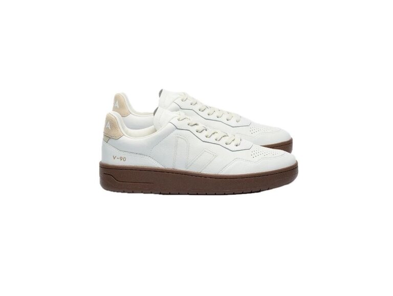 Veja V-90 Leather Sneakers