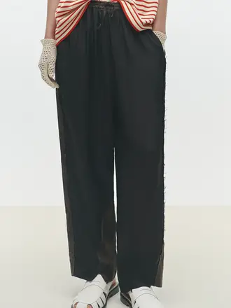 Cordera Jacquard Relaxed Pants