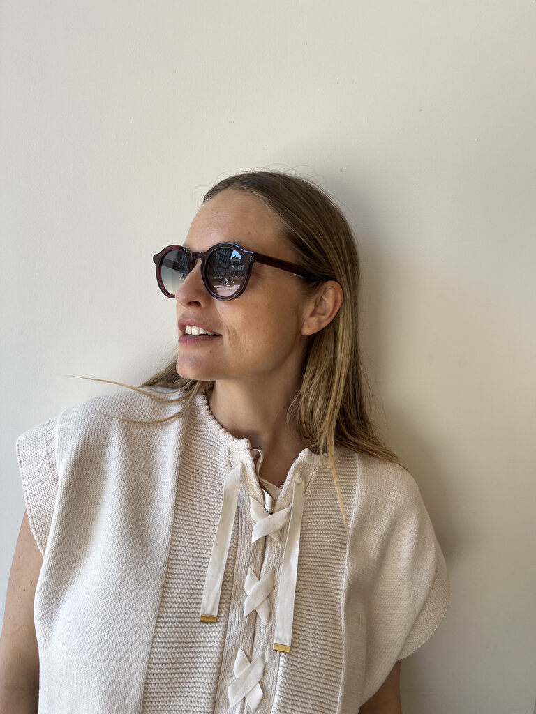 Gobi Aurel Plum Red Sunglasses