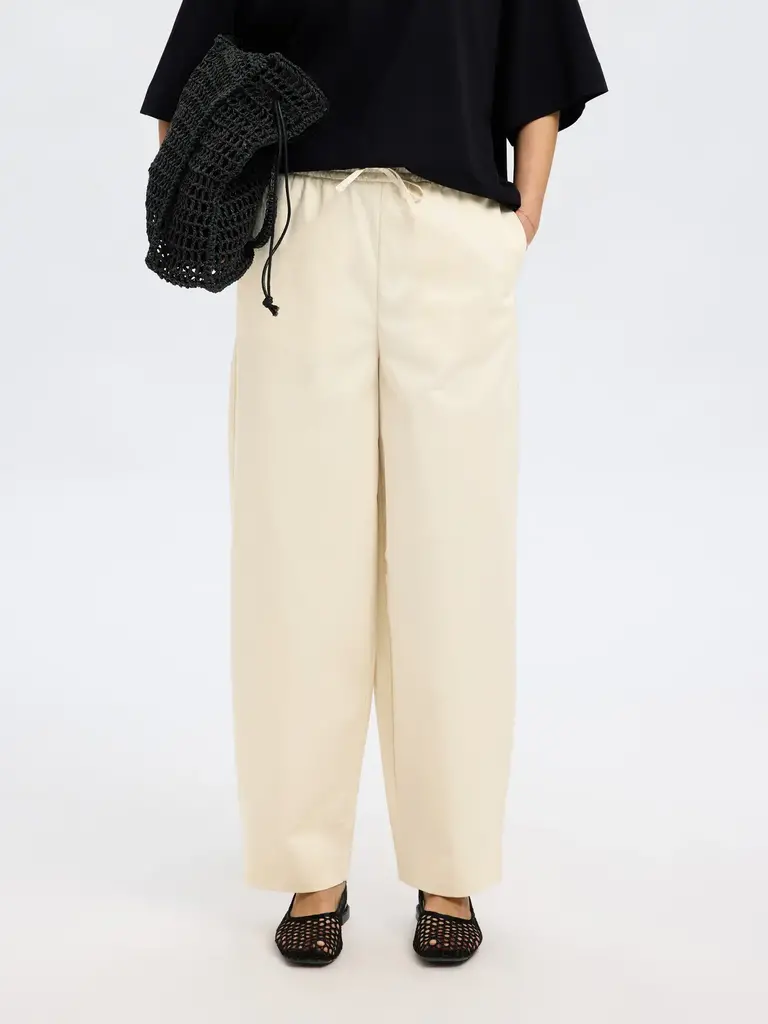 Selected Juma Loose Barrel Pants