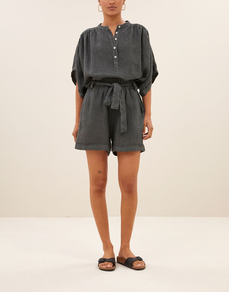 By Bar June Linen Shorts