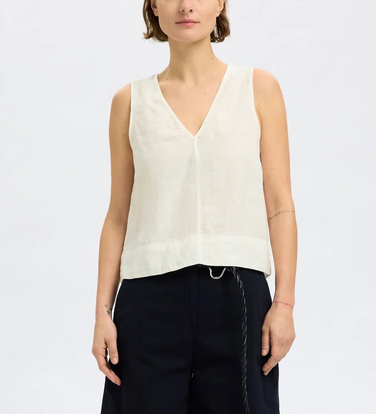 Selected Femme Linna Linen Top
