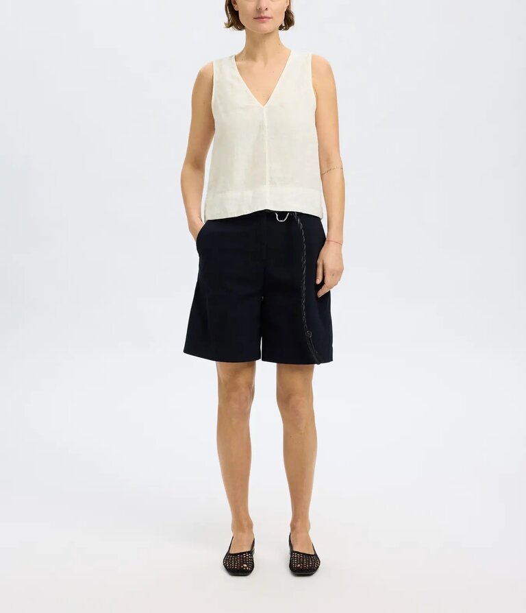 Selected Femme Linna Linen Top