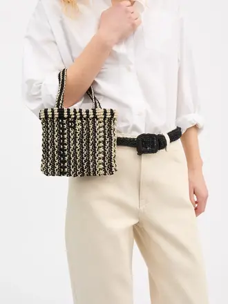 Skall Studio Nola Mini Straw Bag