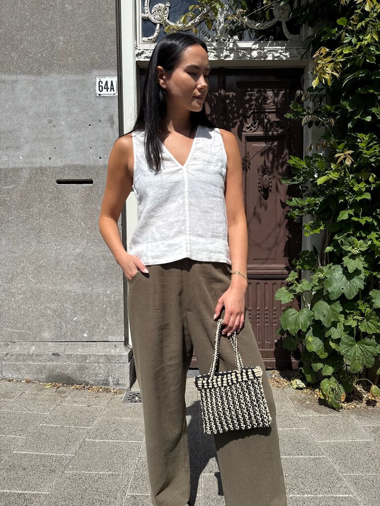 Selected Femme Linna Linen Top