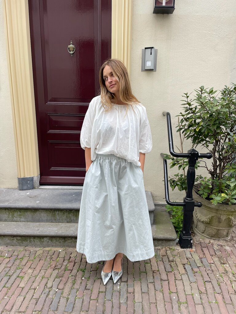 Rabens saloner Guri Poplin Skirt
