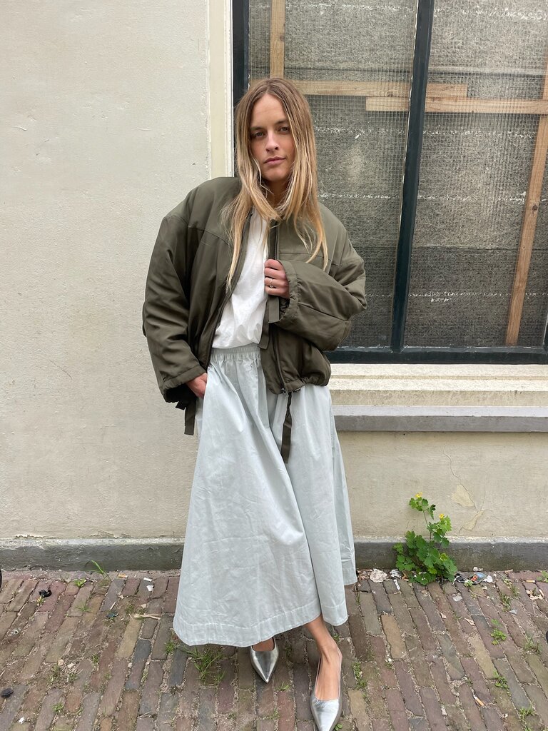Rabens saloner Guri Poplin Skirt