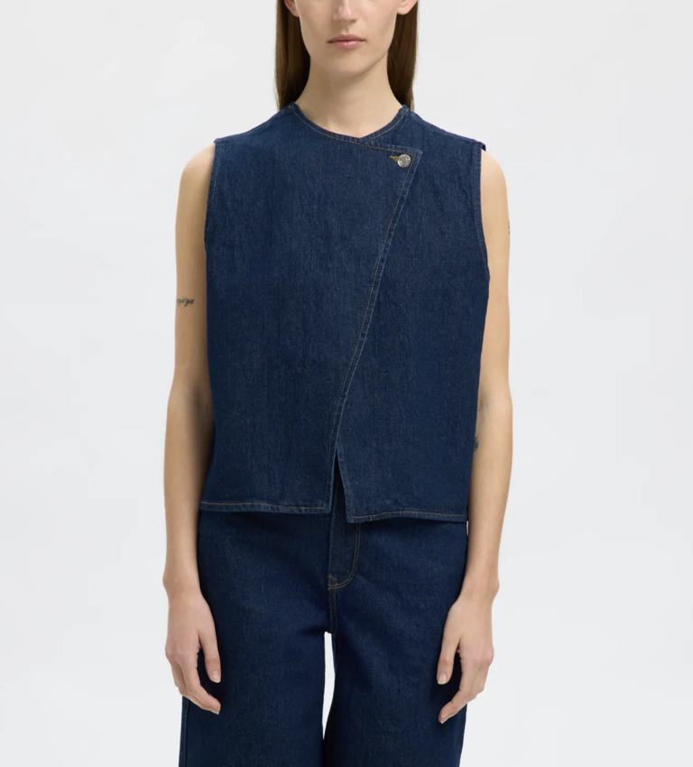 Selected Vida Denim Vest